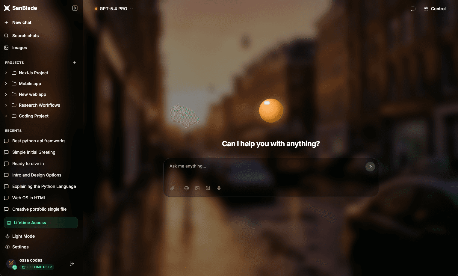 SanBlade – The AI Workspace screenshot 5