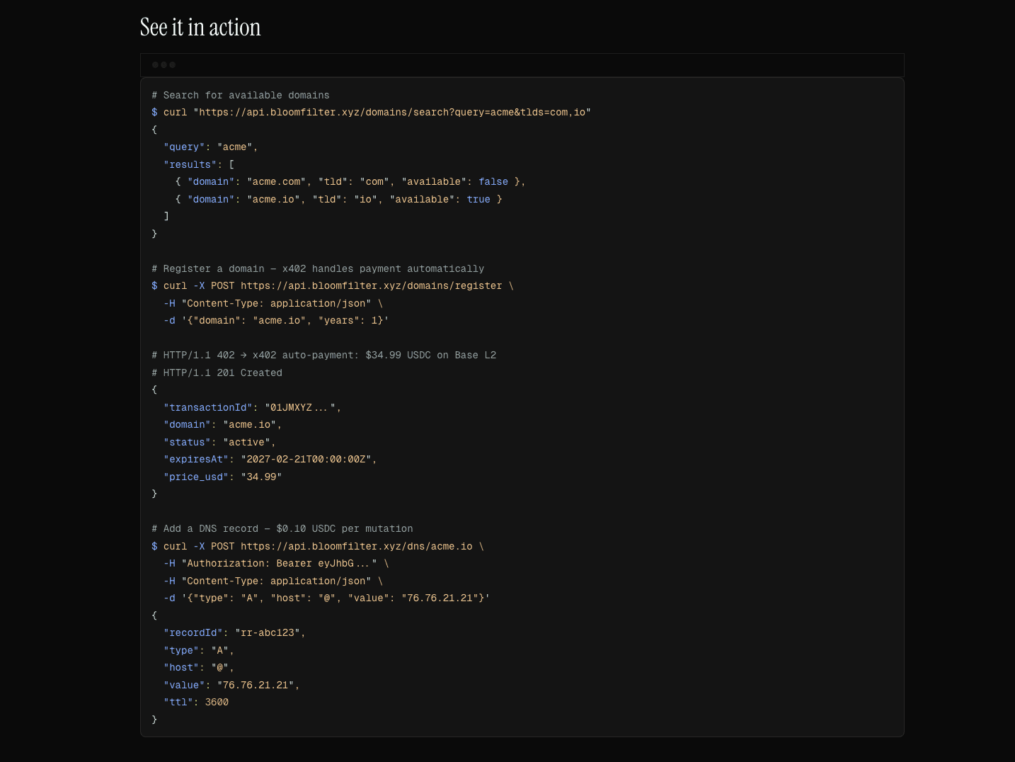 Bloomfilter screenshot 4