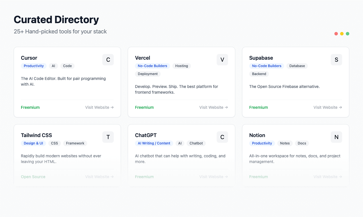 Solo Founder Toolkit screenshot 2