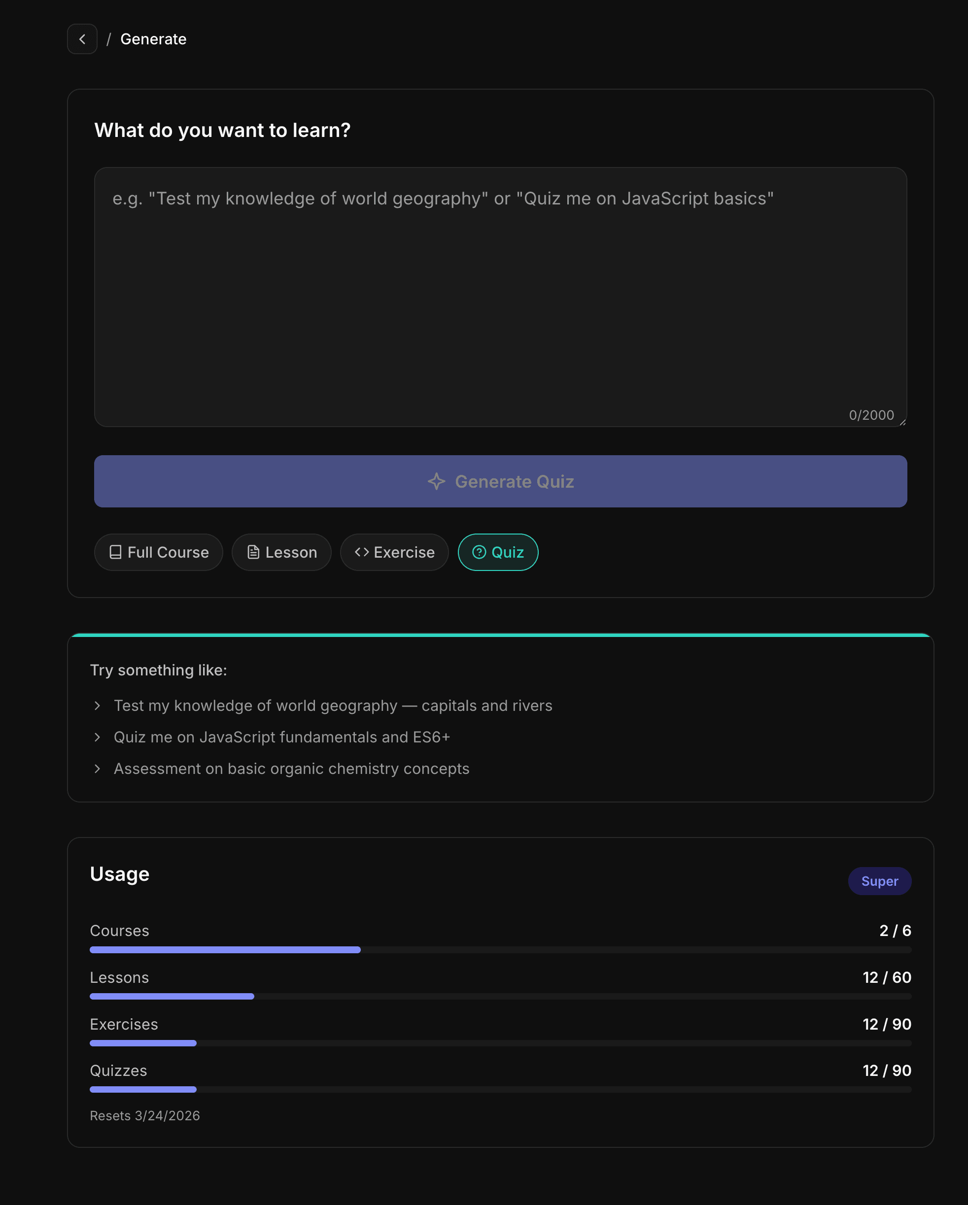 Lernt App screenshot 2