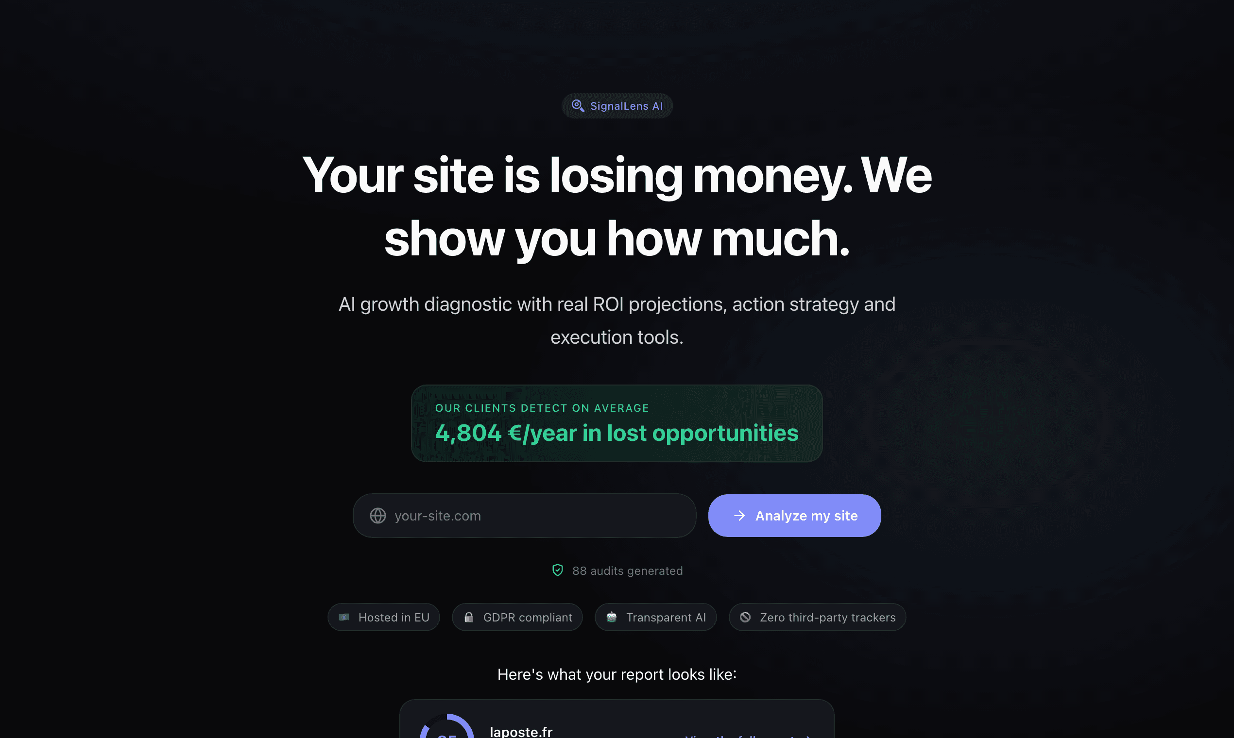 SignalLens AI screenshot 1