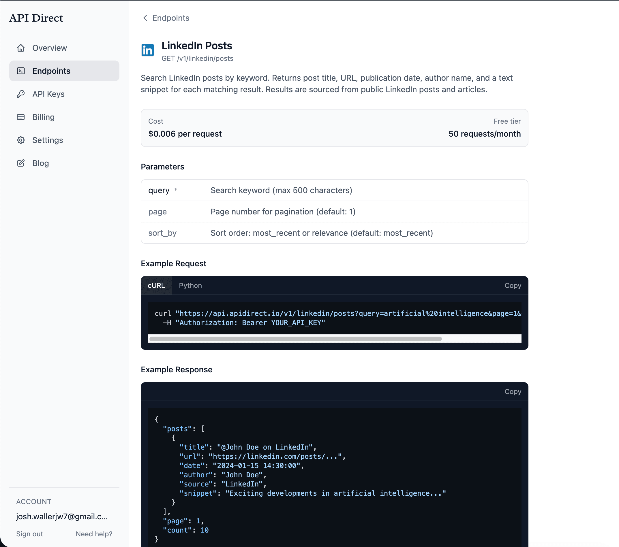 API Direct screenshot 3