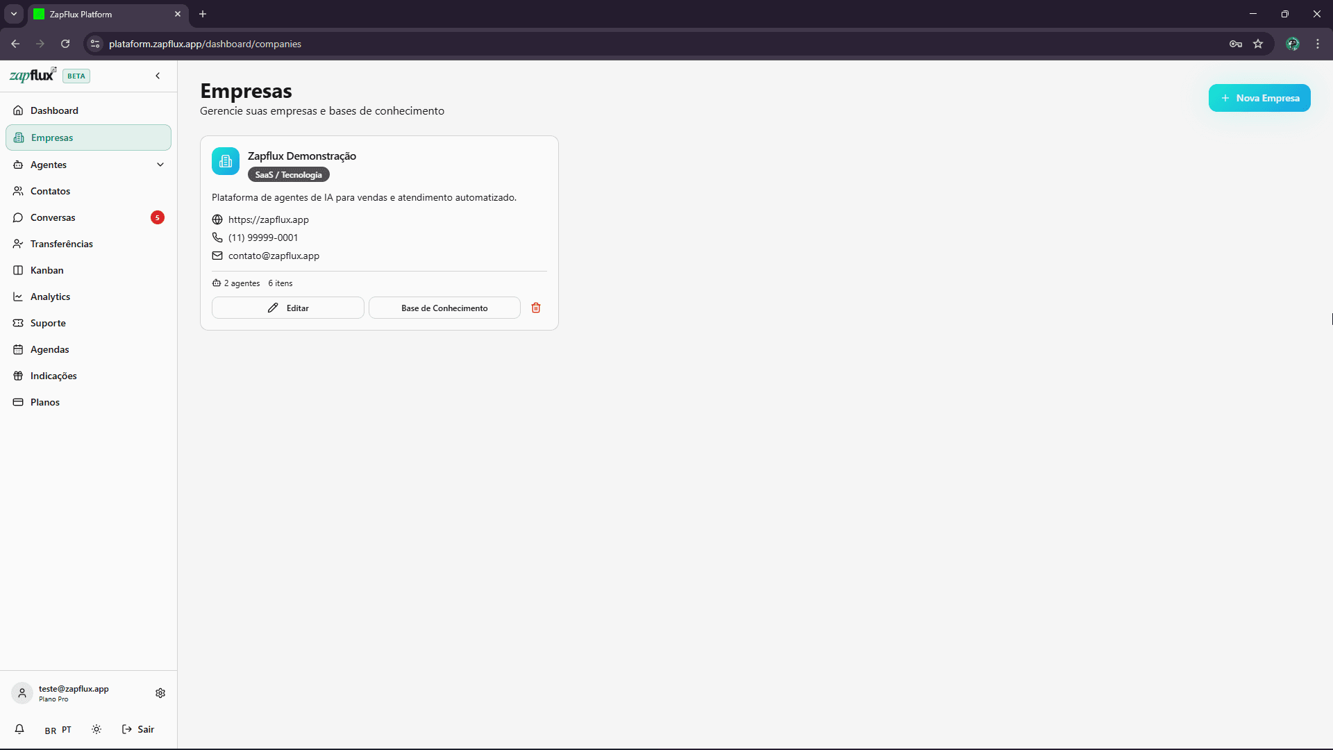 ZapFlux - WhatsApp AI screenshot 1