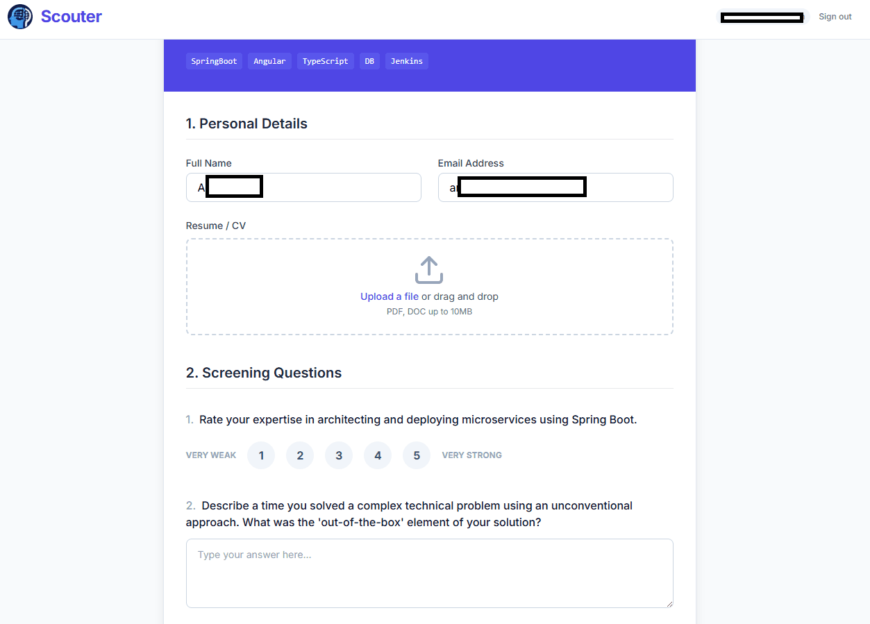 Scouter screenshot 4