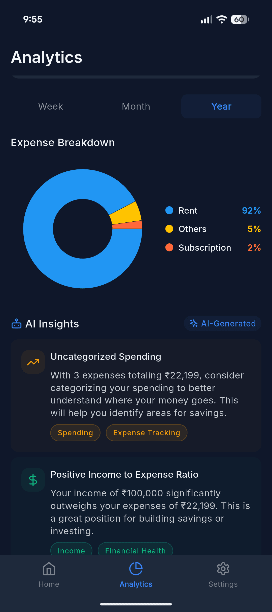 MoneyMinder | AI Expense Tracker screenshot 7