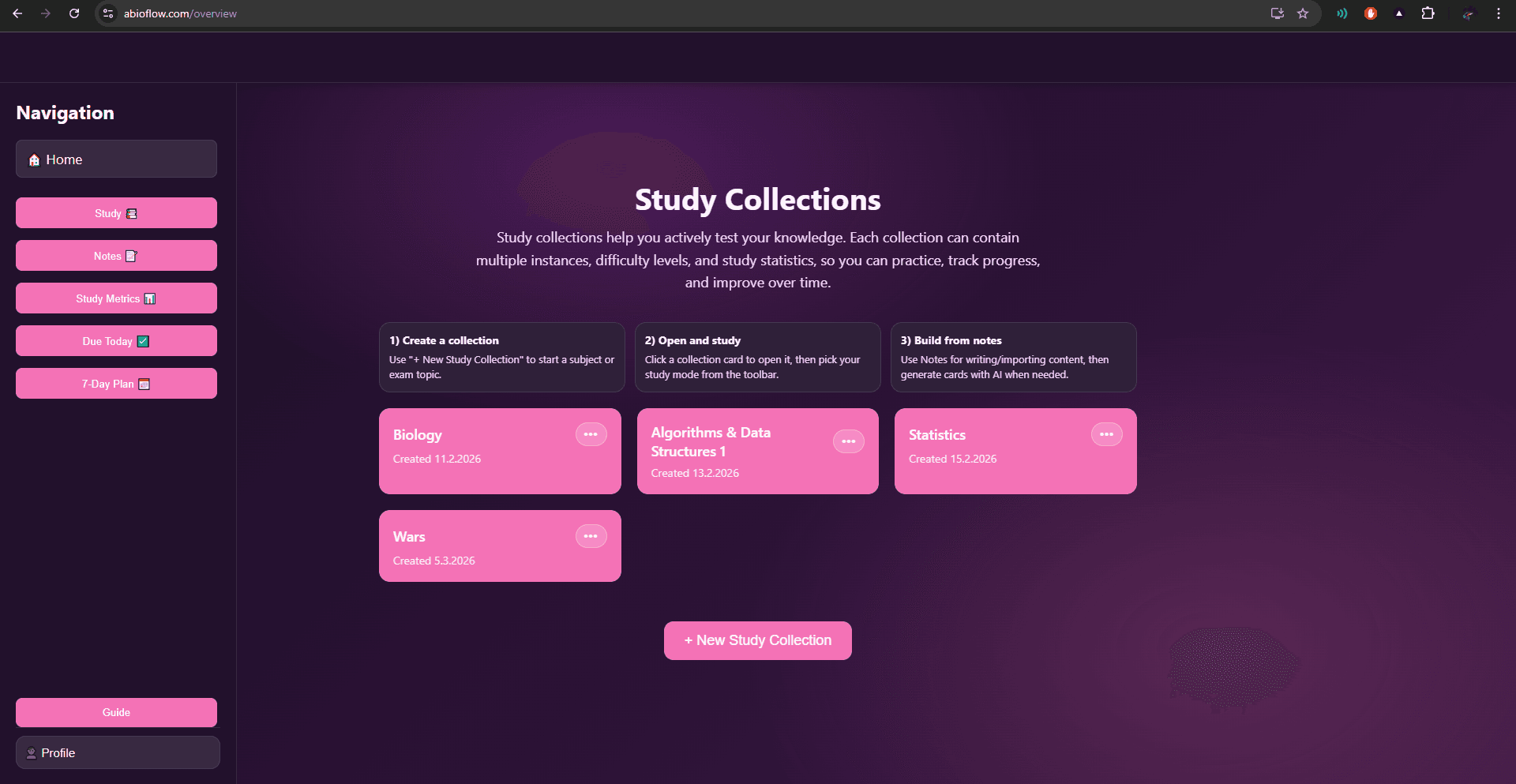 AbioFlow screenshot 1