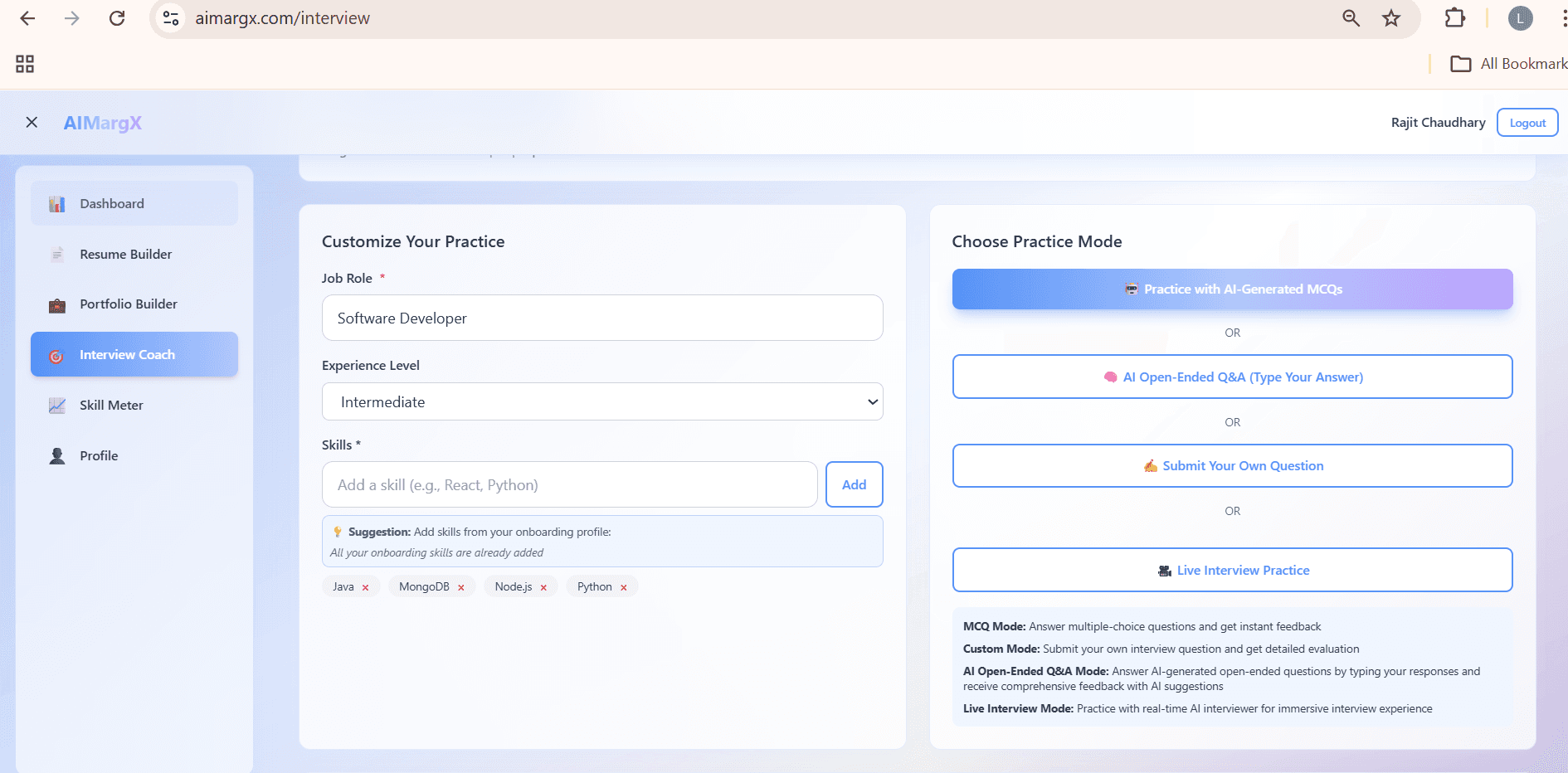 AIMargX – Get Job-Ready with AI screenshot 6