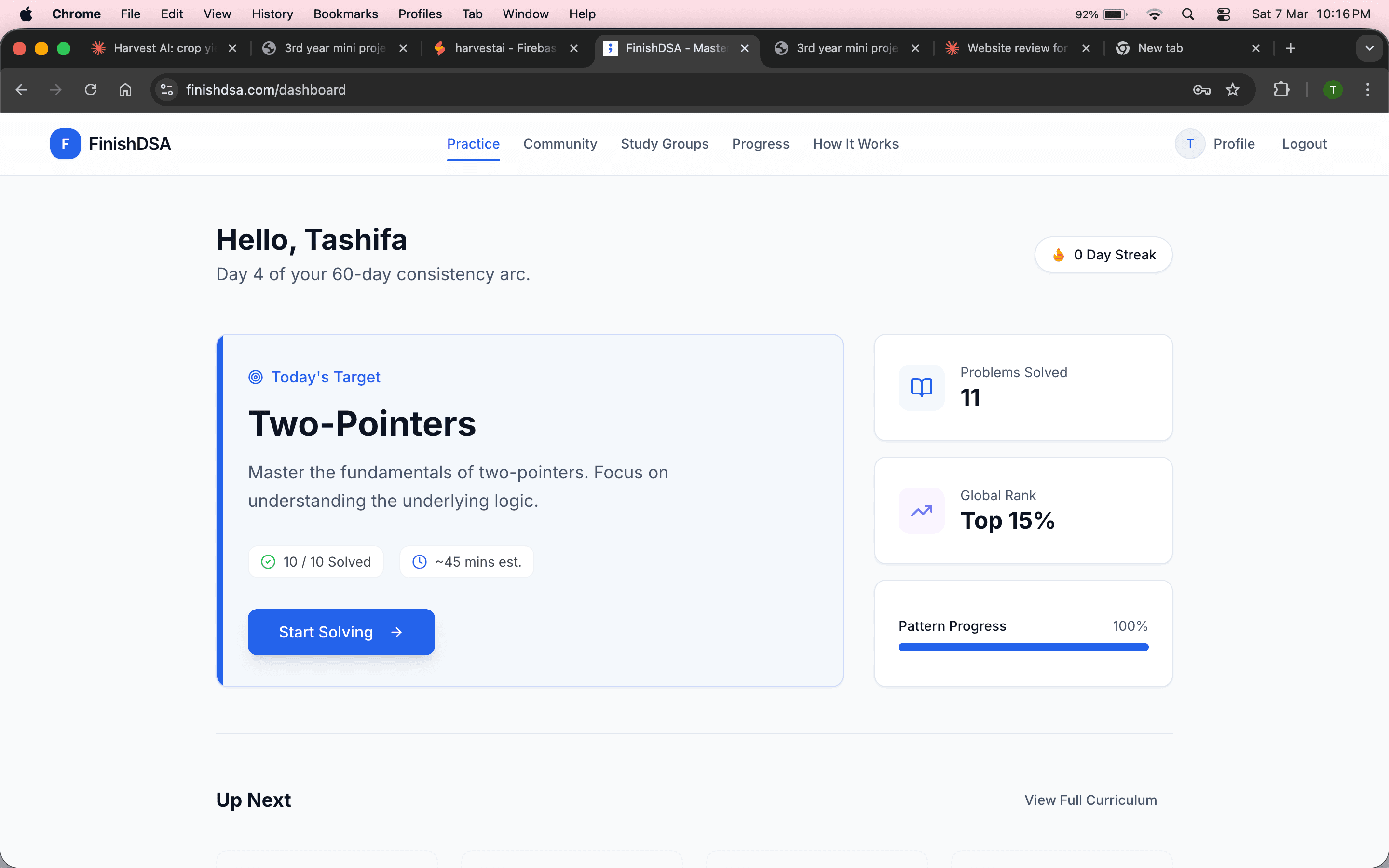 FinishDSA screenshot 3