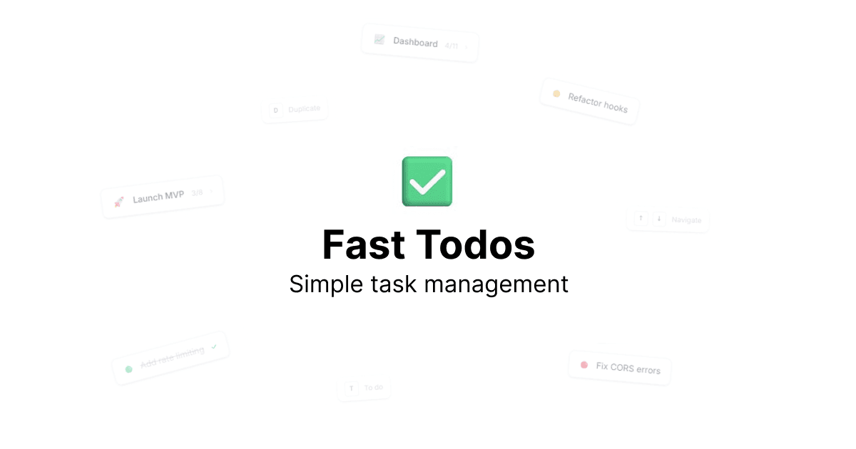 Fast Todos screenshot 1