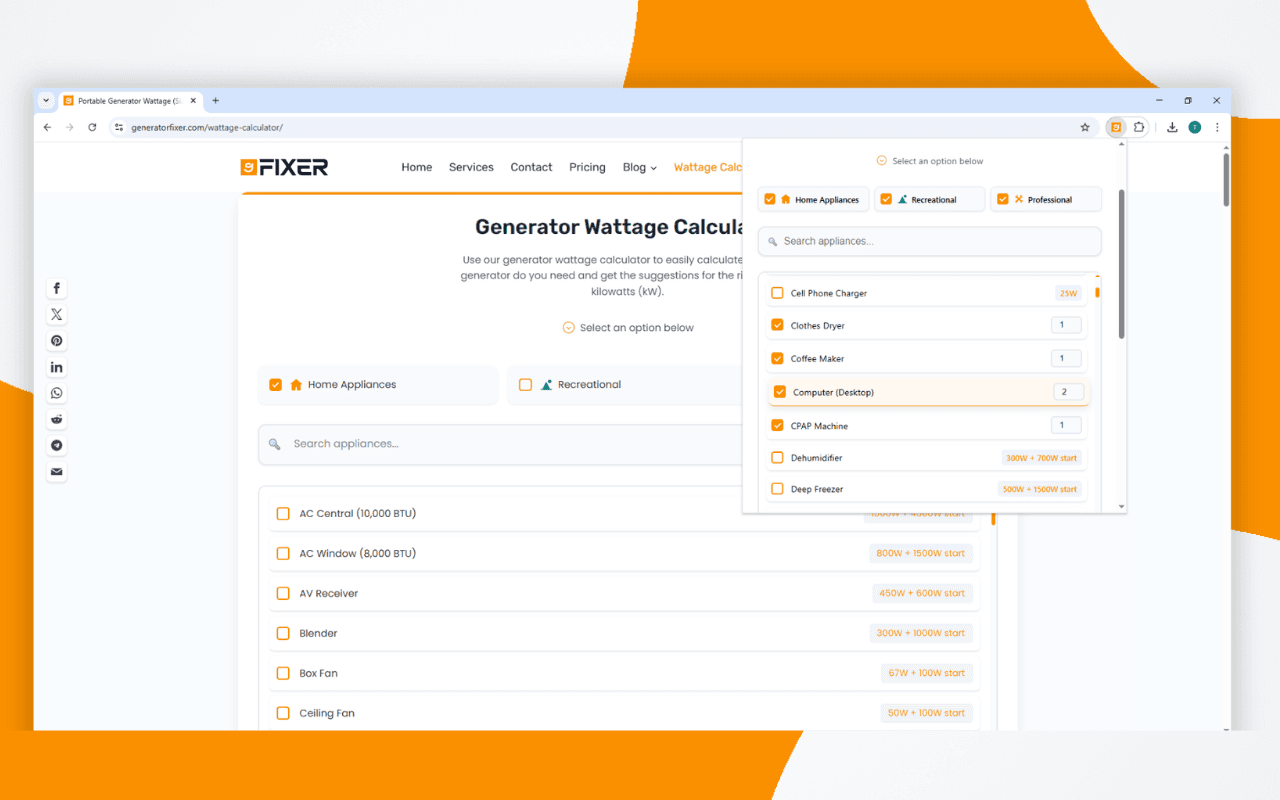 Generator Fixer screenshot 4