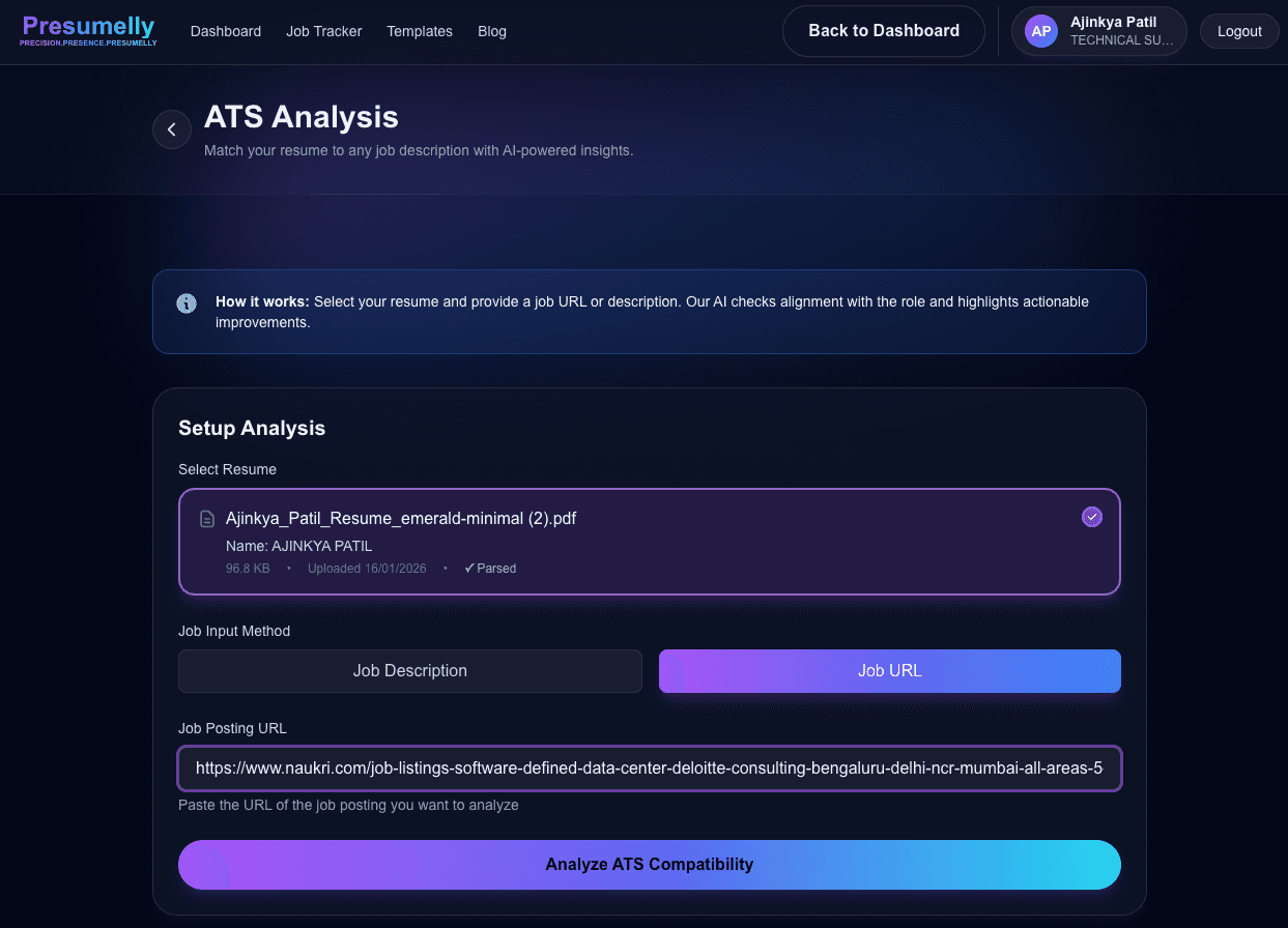 Presumelly screenshot 1