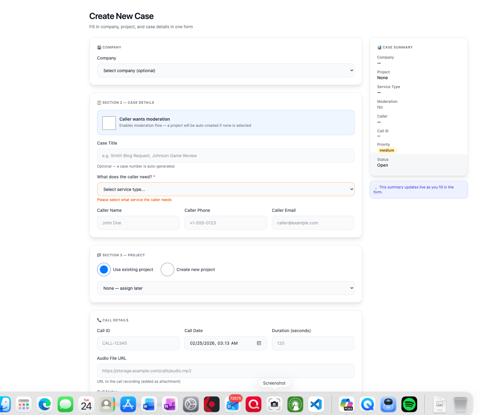 Management and Moderation One Platform screenshot 1