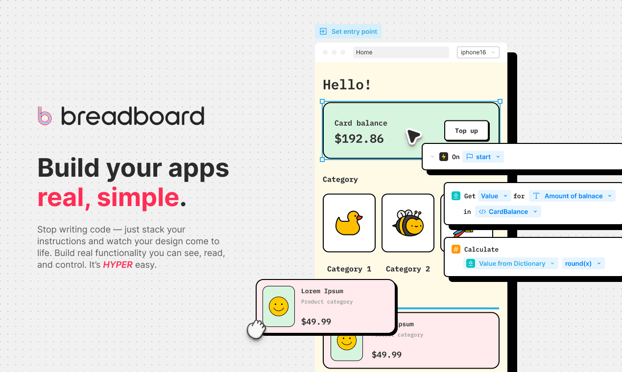 Breadboard screenshot 2