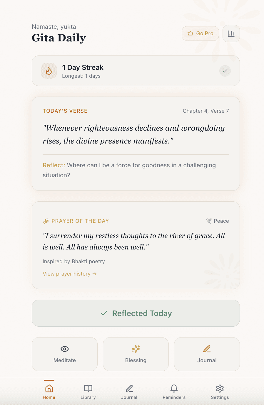 Gita Daily screenshot 2