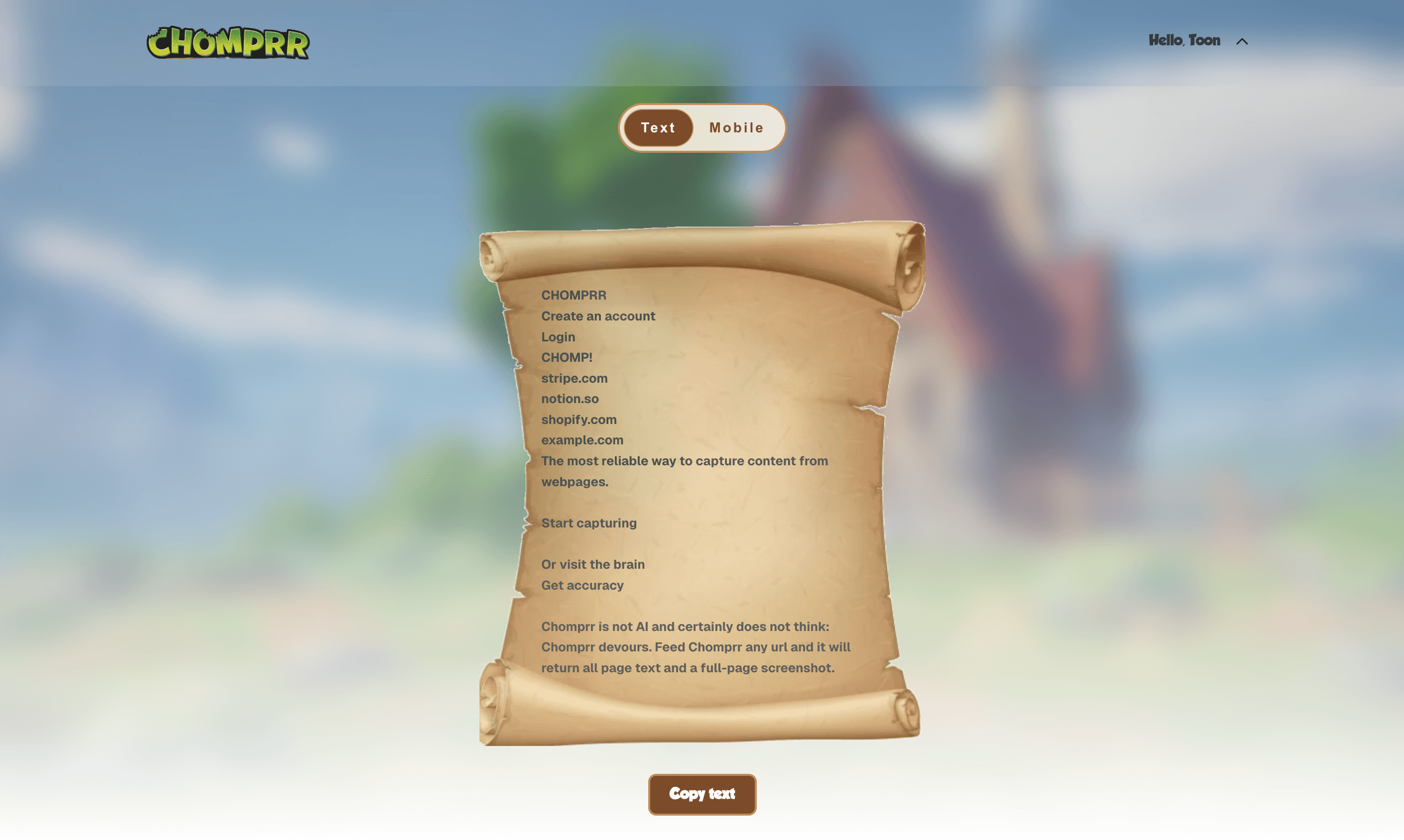 Chomprr - Reliable Web Scraping screenshot 3