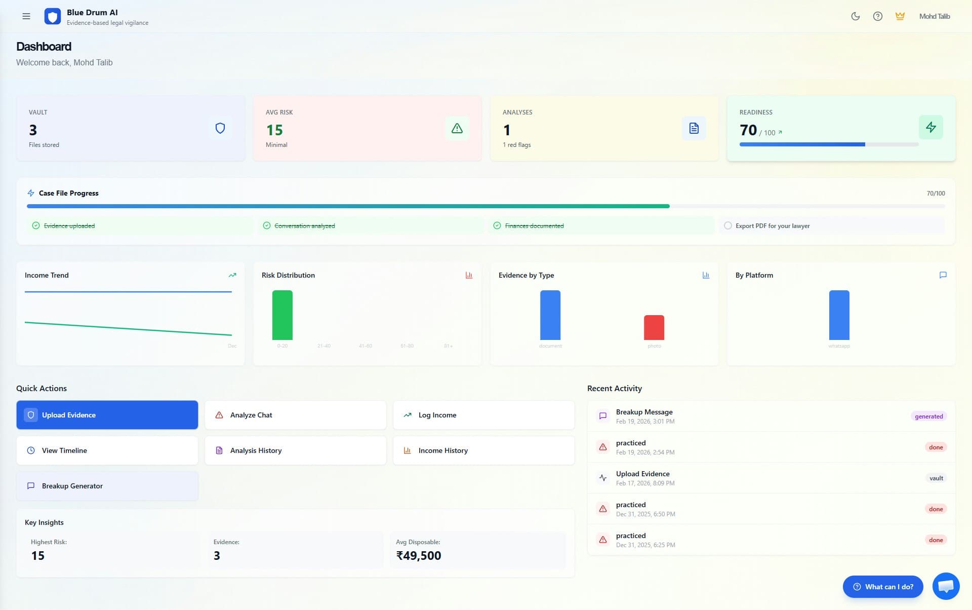 BlueDrum AI screenshot 1