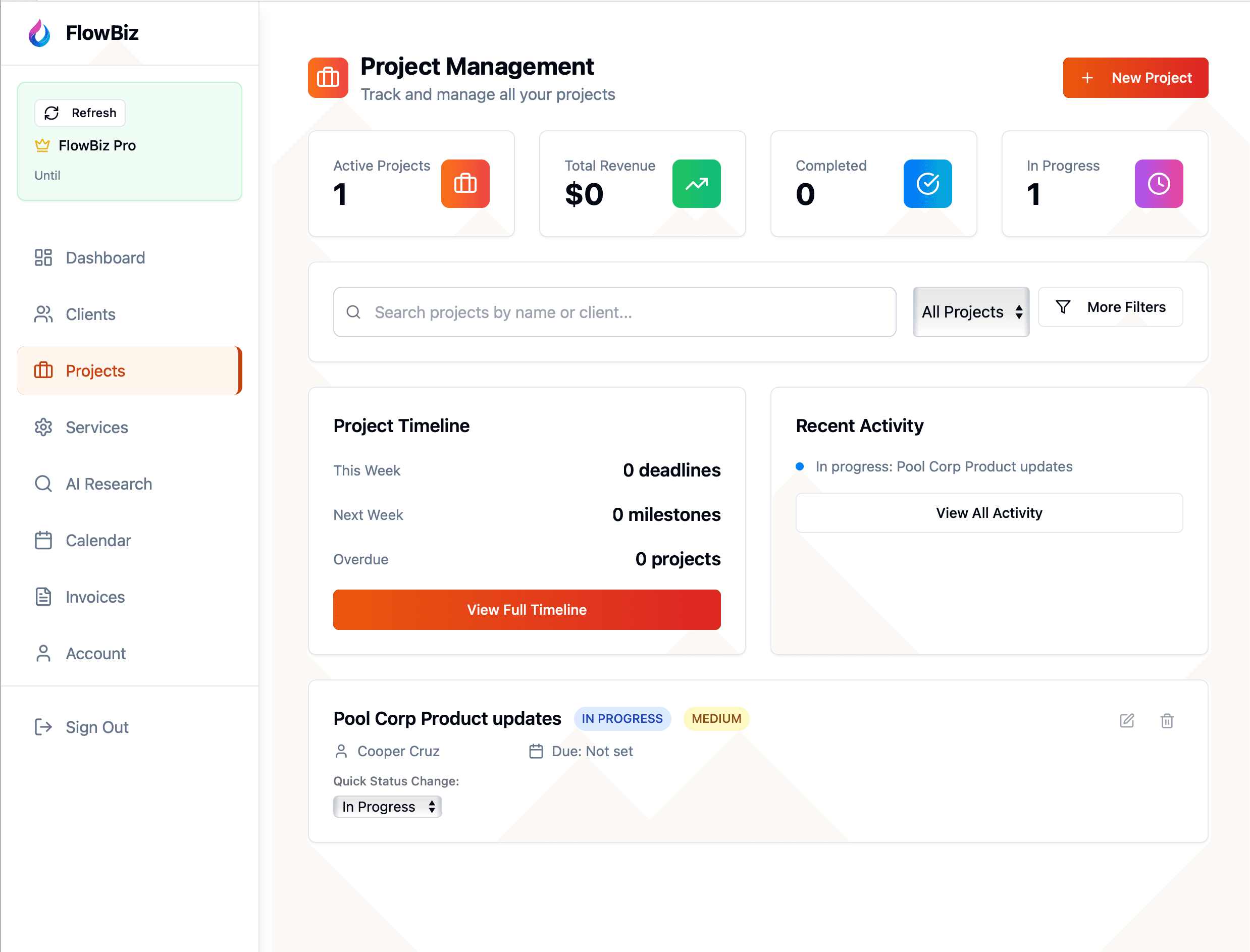 FlowBiz screenshot 4