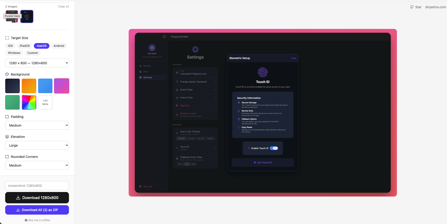 Screenshots screenshot 2