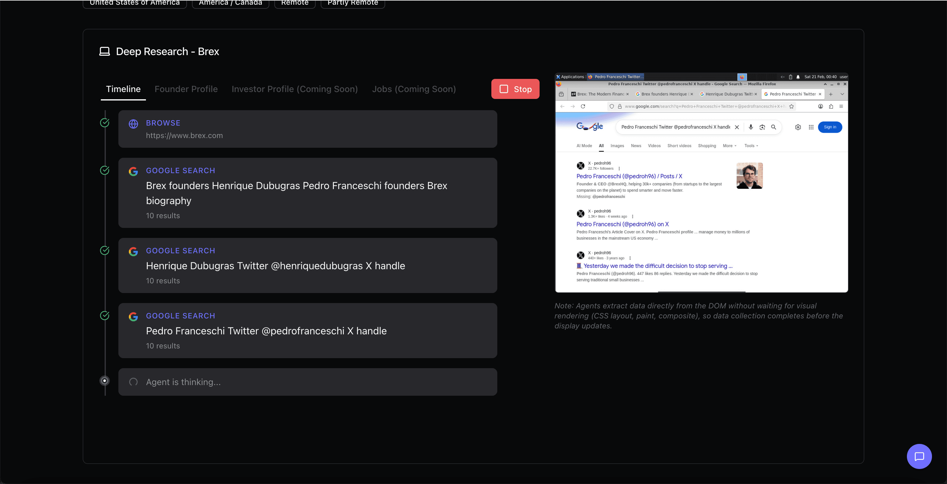 YC Agent screenshot 1