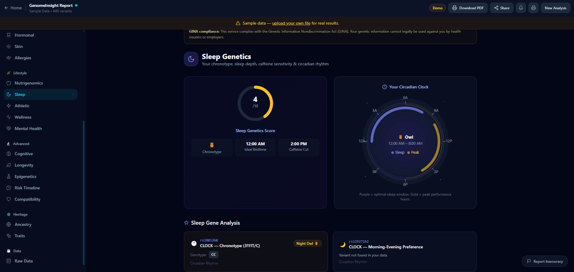 GenomeInsight screenshot 14