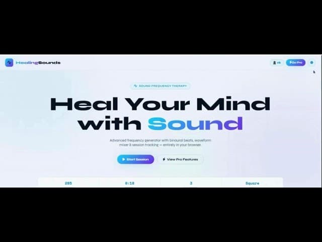 HealingSounds.top screenshot 1