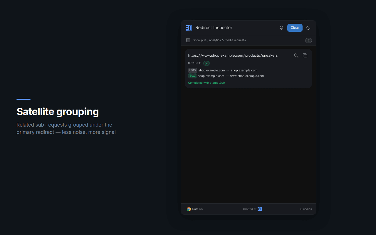 Redirect Inspector screenshot 3