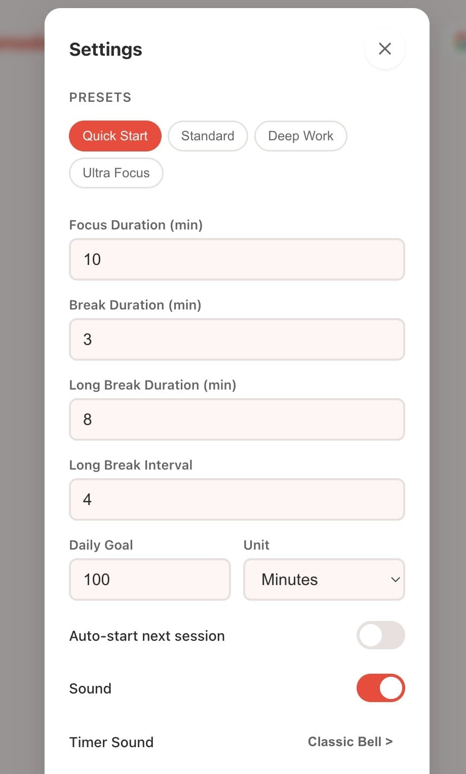 Pomodoro Timer screenshot 3