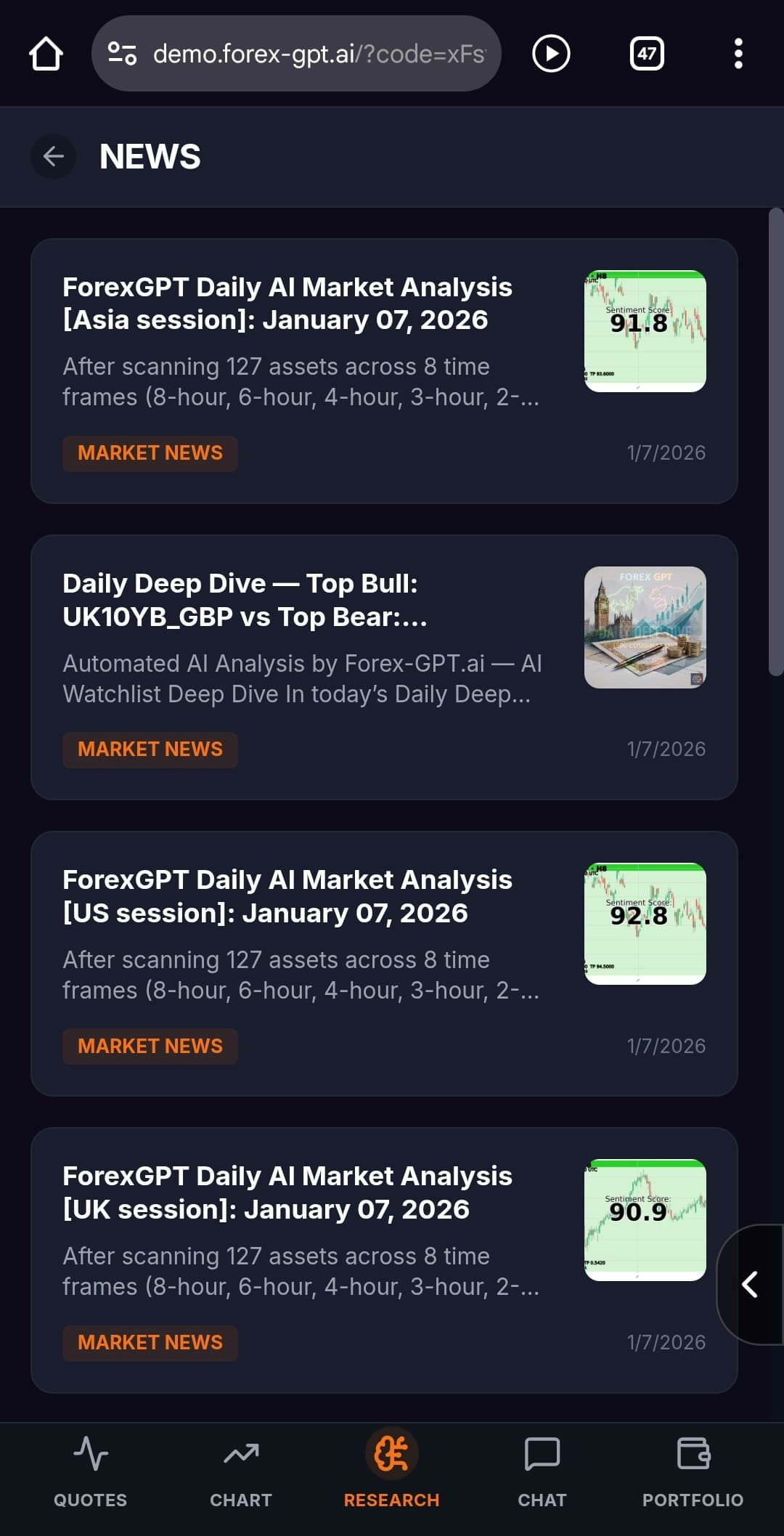 ForexGPT® Voice/Chat controlled trading screenshot 11
