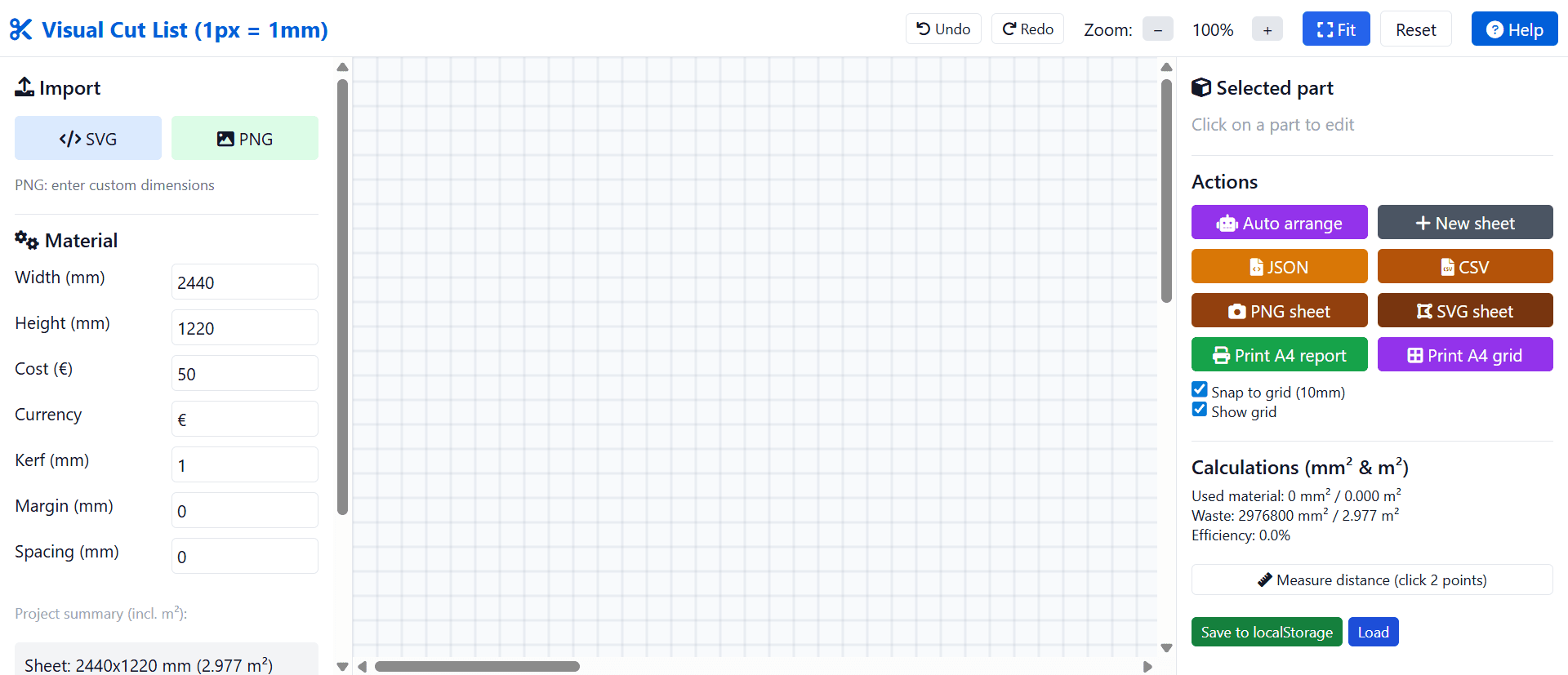 Visual Cut List screenshot 4