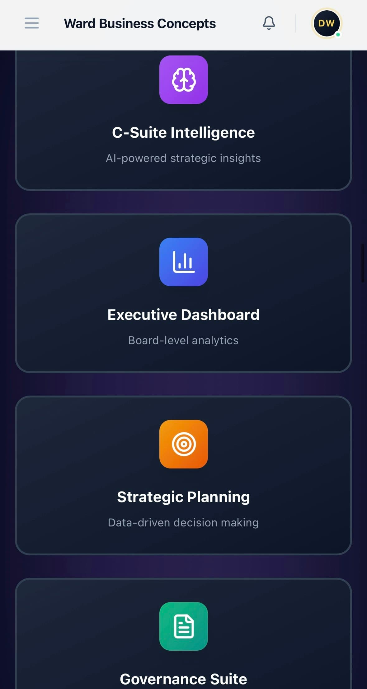 Ward Strategic Advisor (WSA) screenshot 11