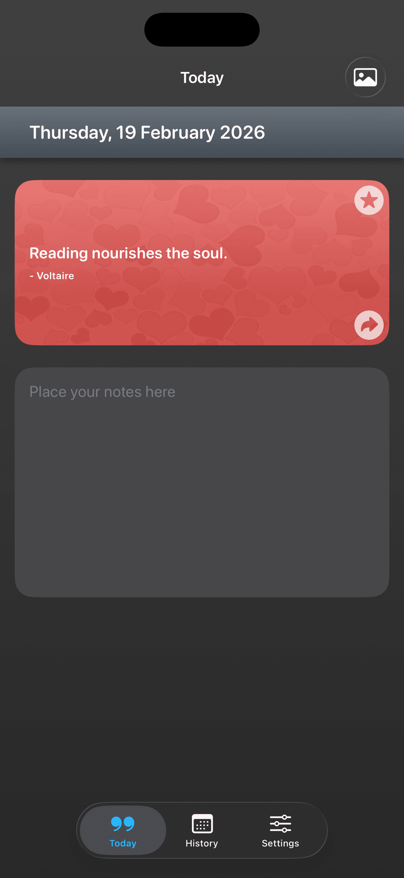 Quotusphere screenshot 1