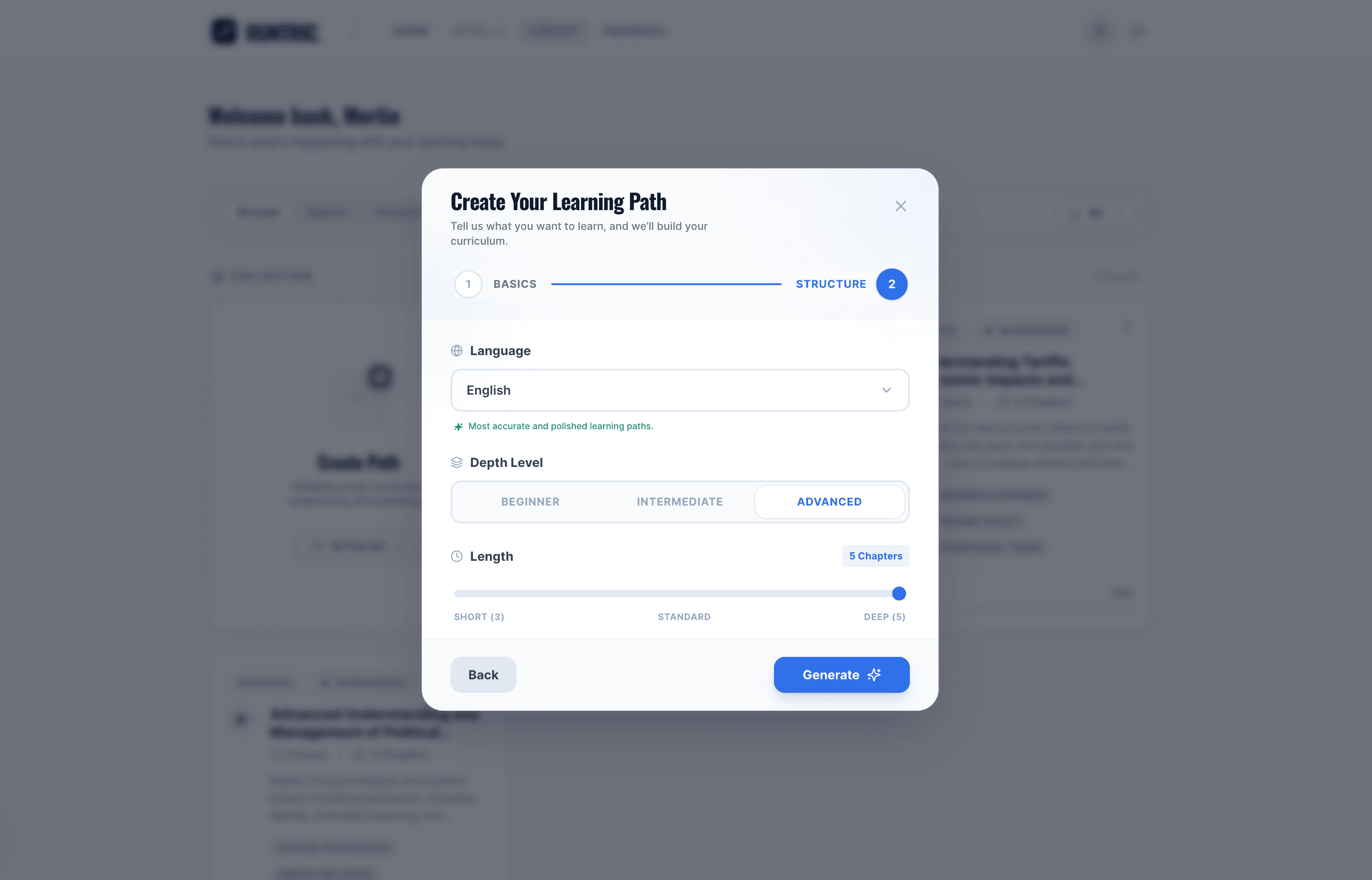 Runtric — AI Study Curriculum screenshot 3