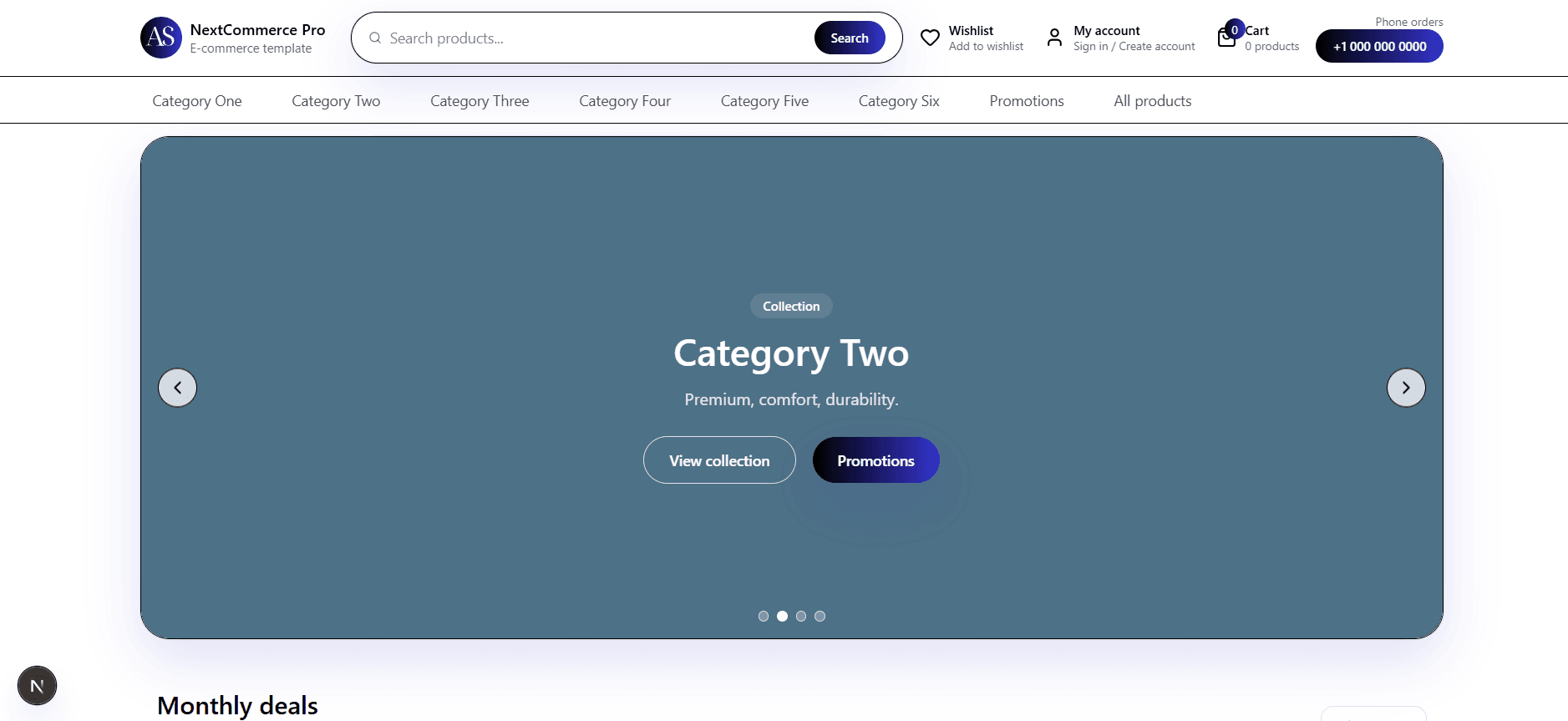 NextCommerce Pro screenshot 3