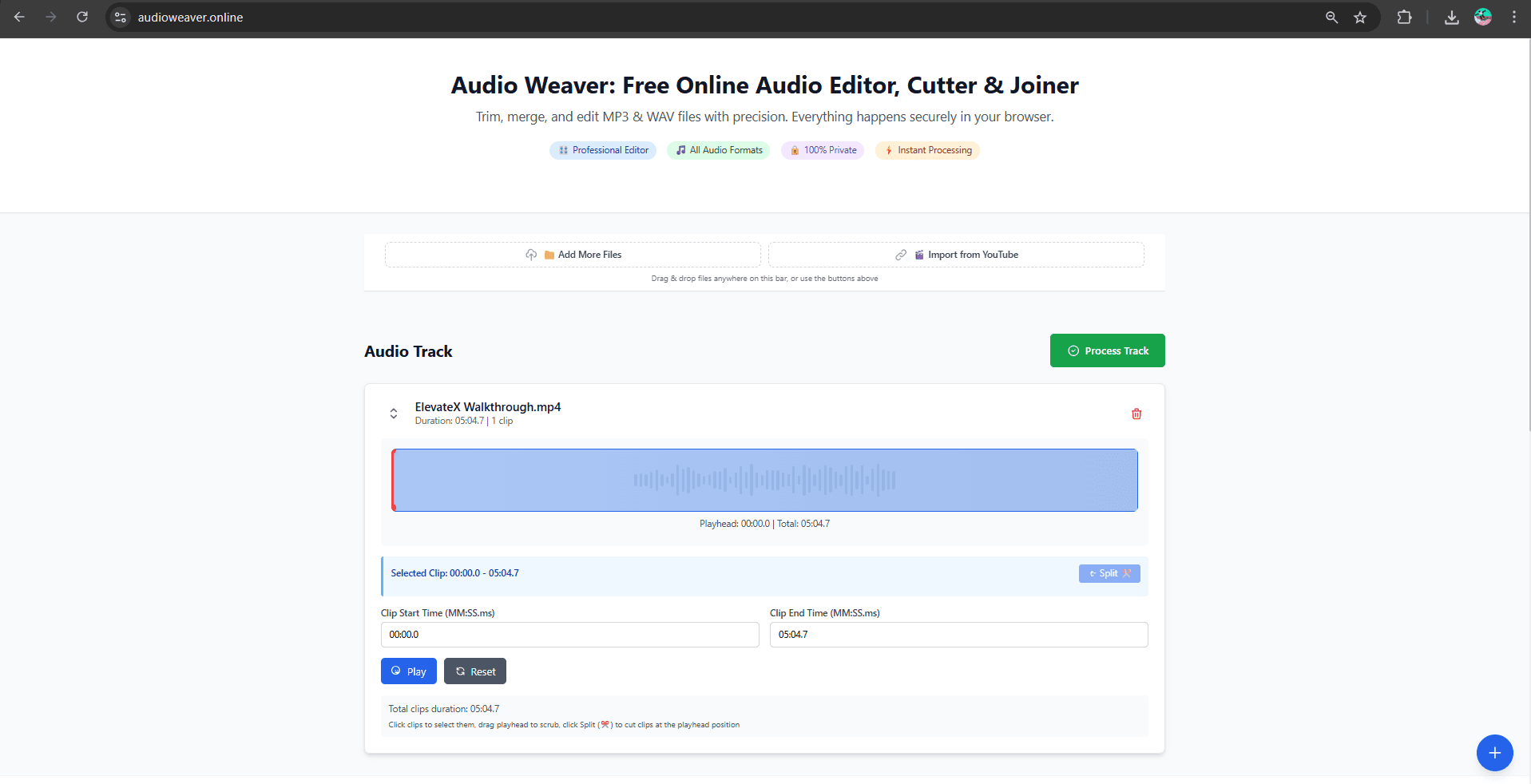 Audio Weaver screenshot 2