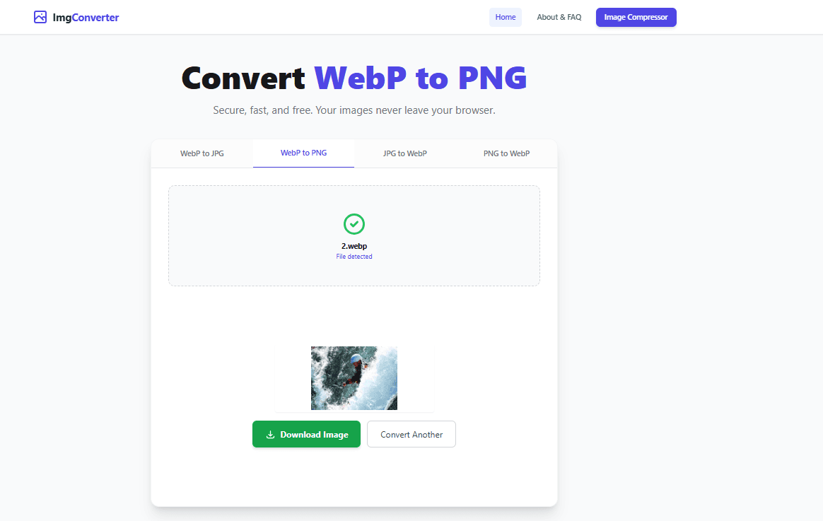 WebPConvert.pro screenshot 1