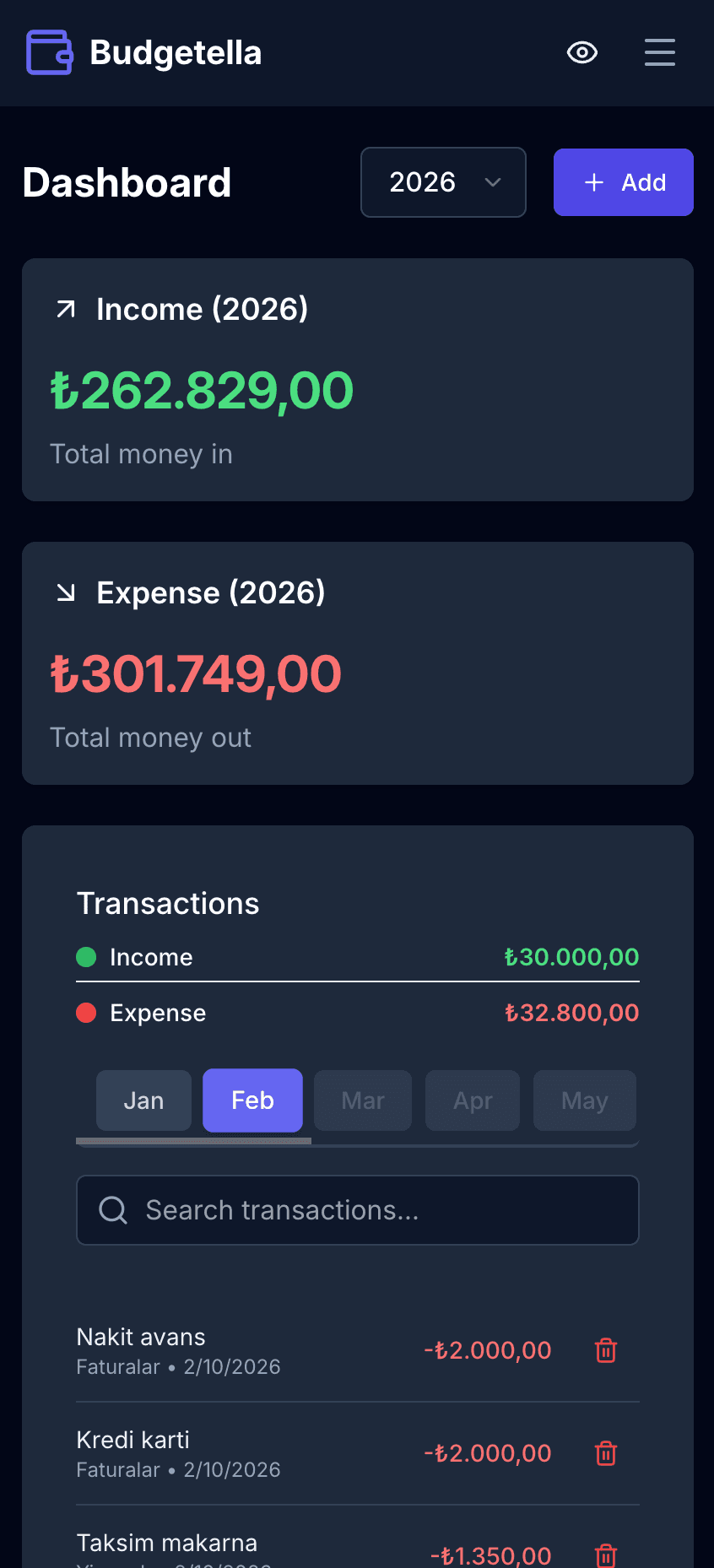 Budgetella screenshot 1