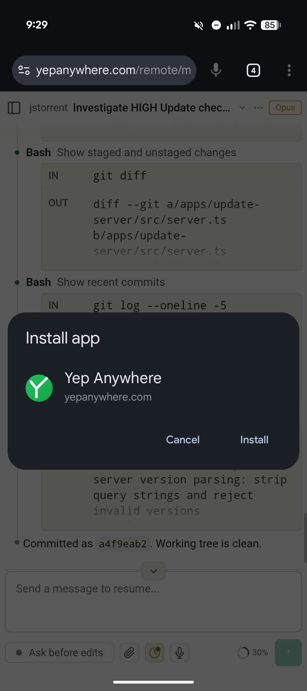 Yep Anywhere screenshot 14