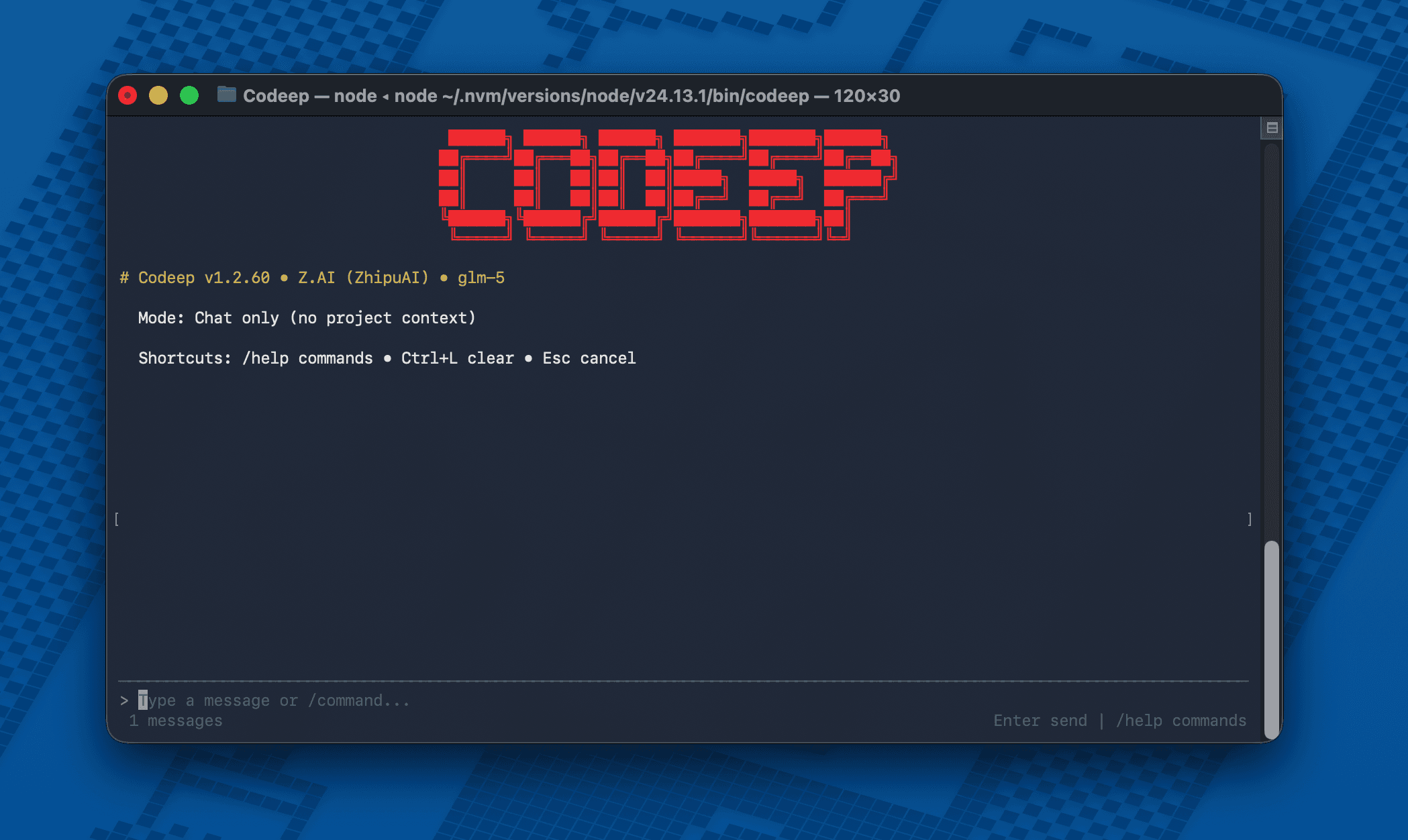 Codeep screenshot 1