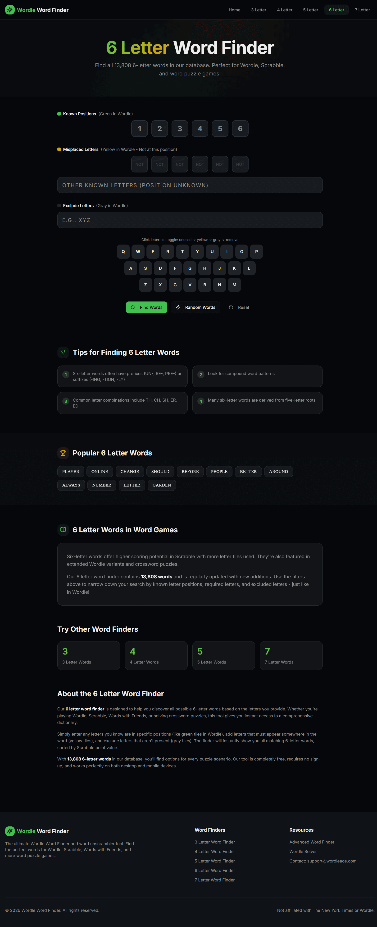 Wordle Word Finder screenshot 3