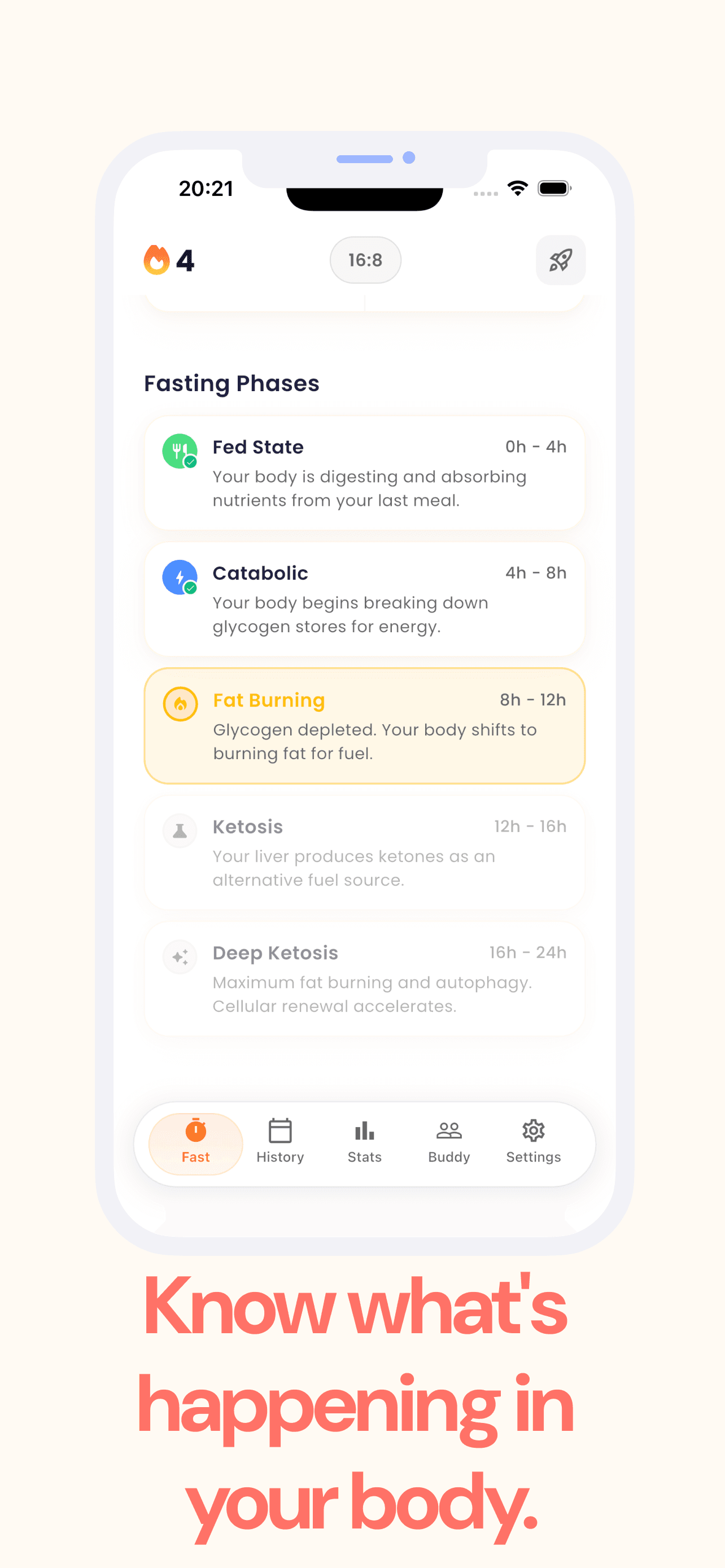Fasted - Intermittent fasting /w friends screenshot 6