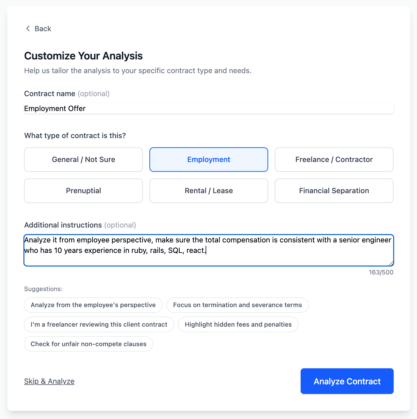 ClausyApp Contact Analysis screenshot 3