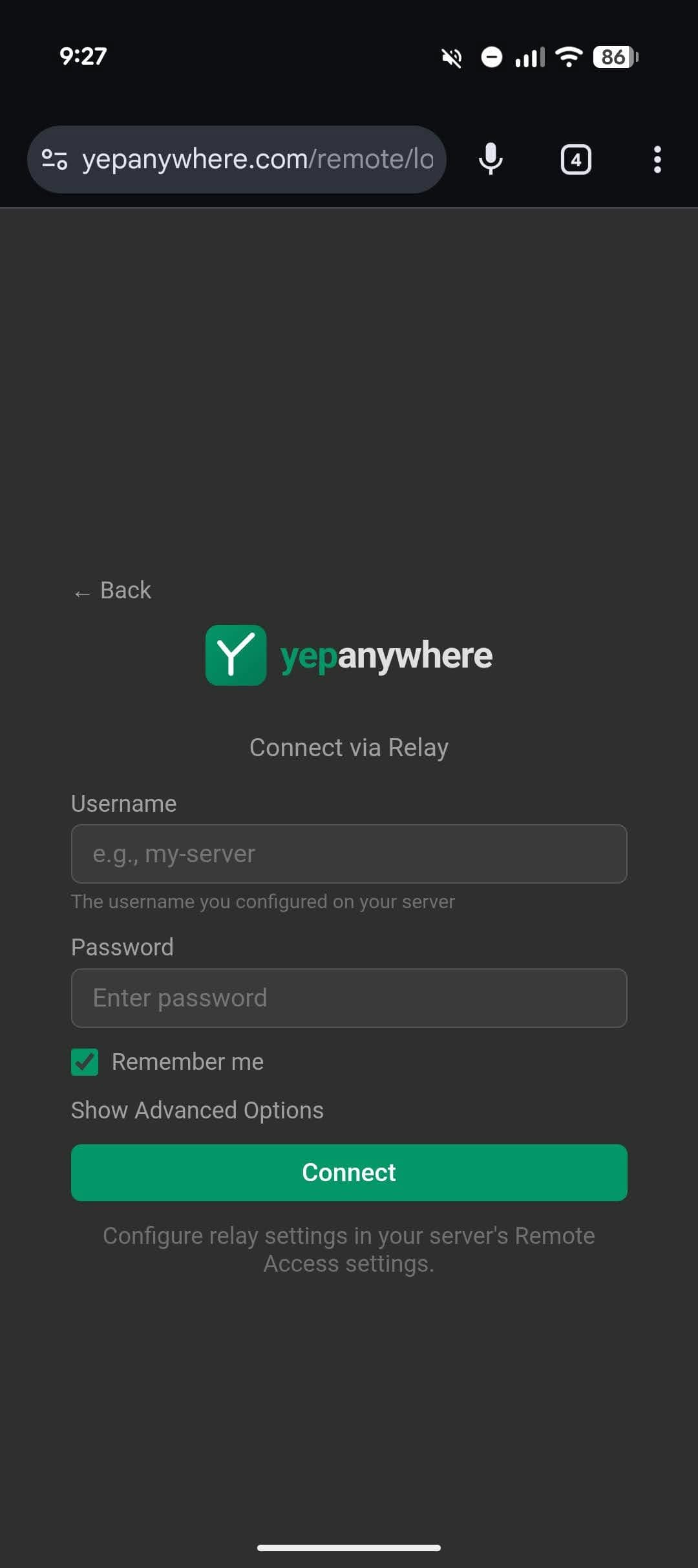 Yep Anywhere screenshot 13