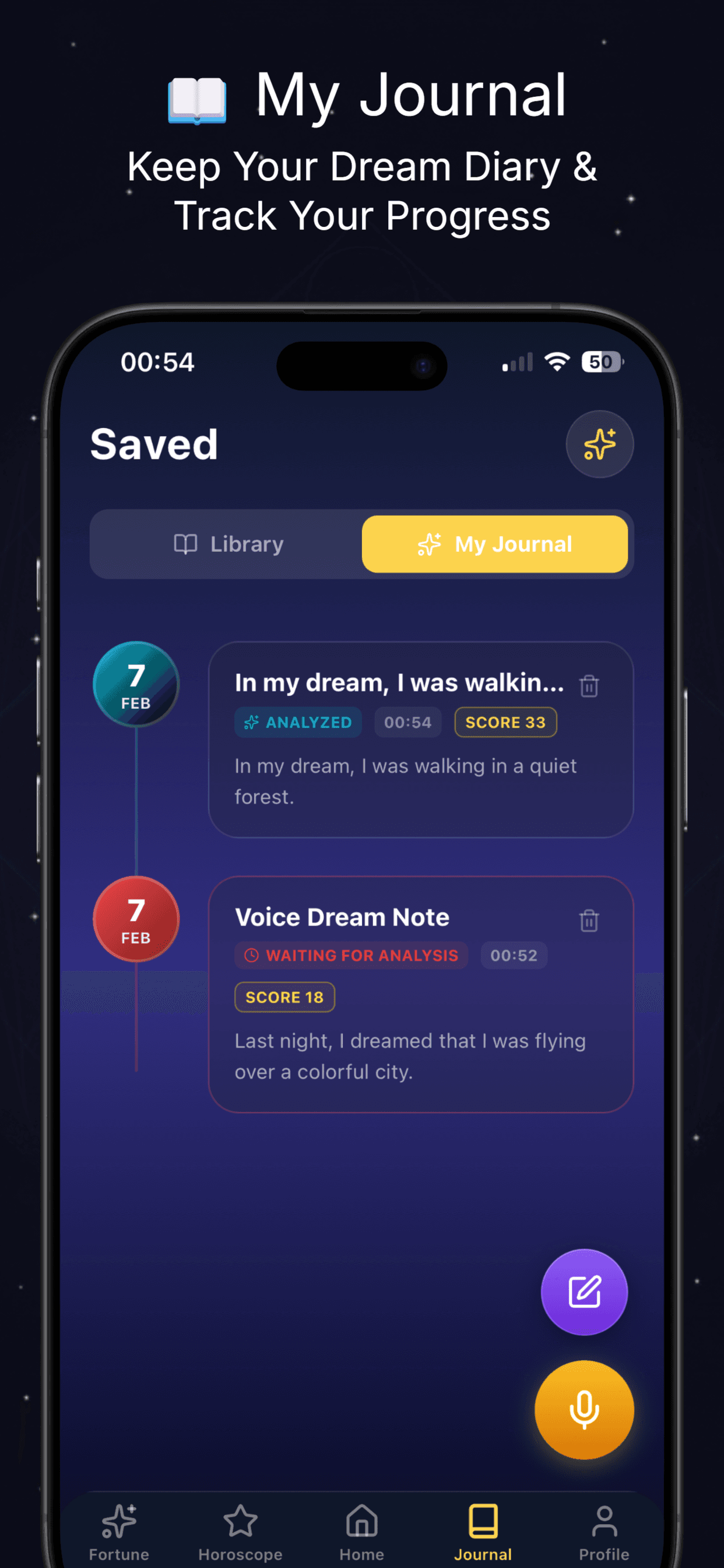 Lucid AI: Dream Journal& Sleep&Fortune screenshot 2