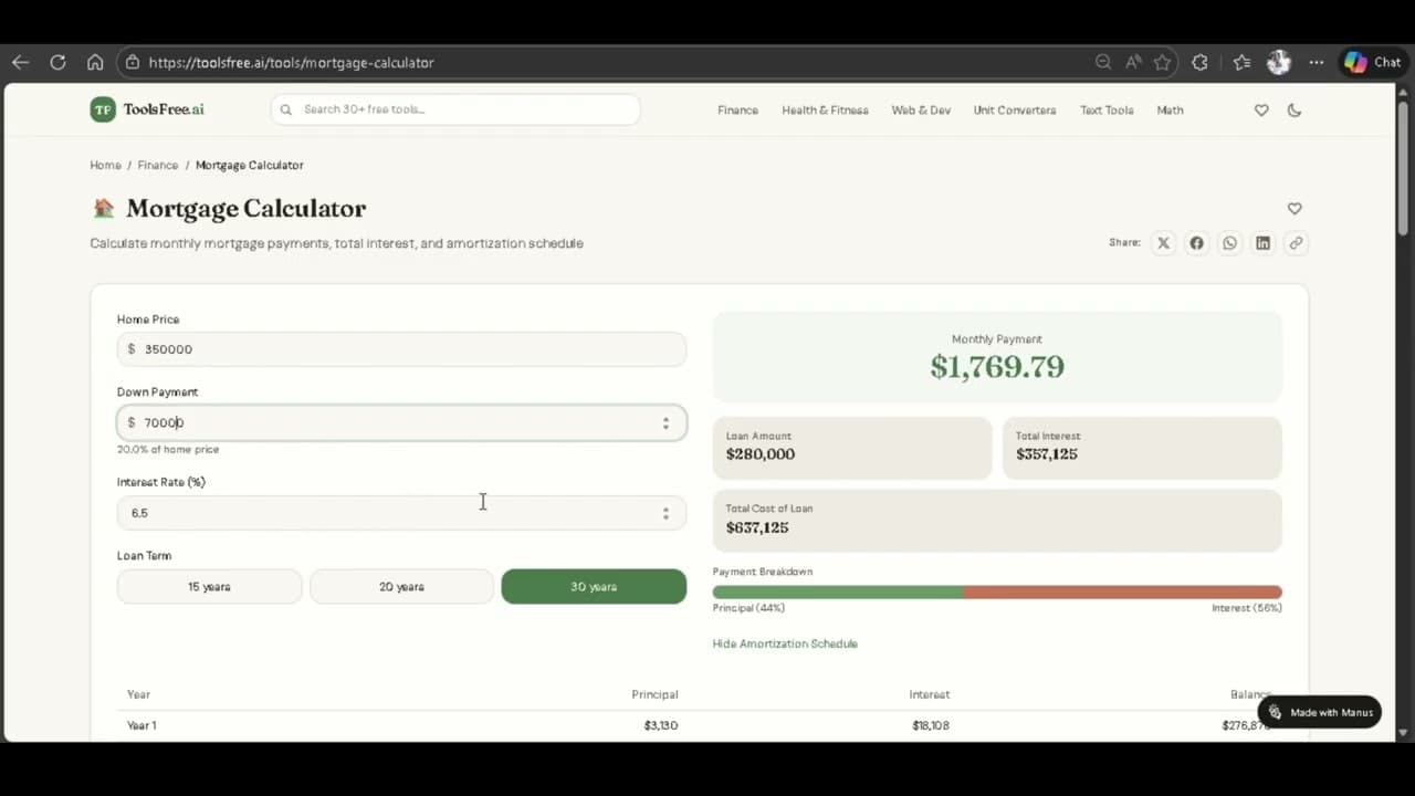 ToolsFree.ai screenshot 1
