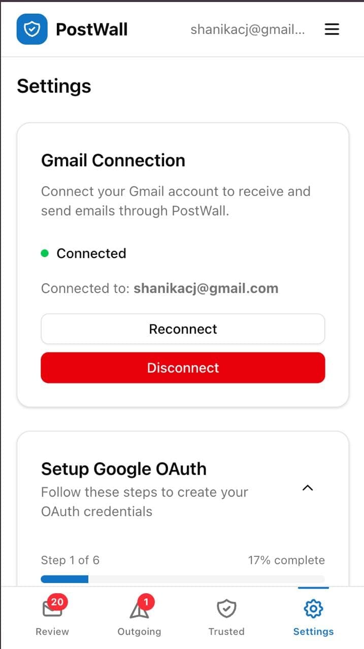 Postwall screenshot 5