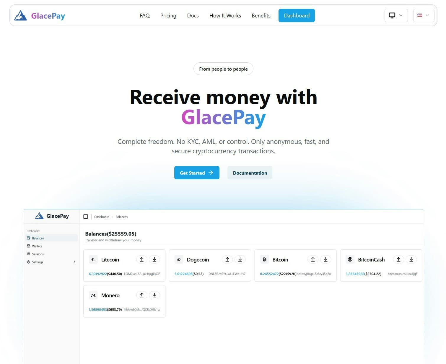 GlacePay screenshot 1