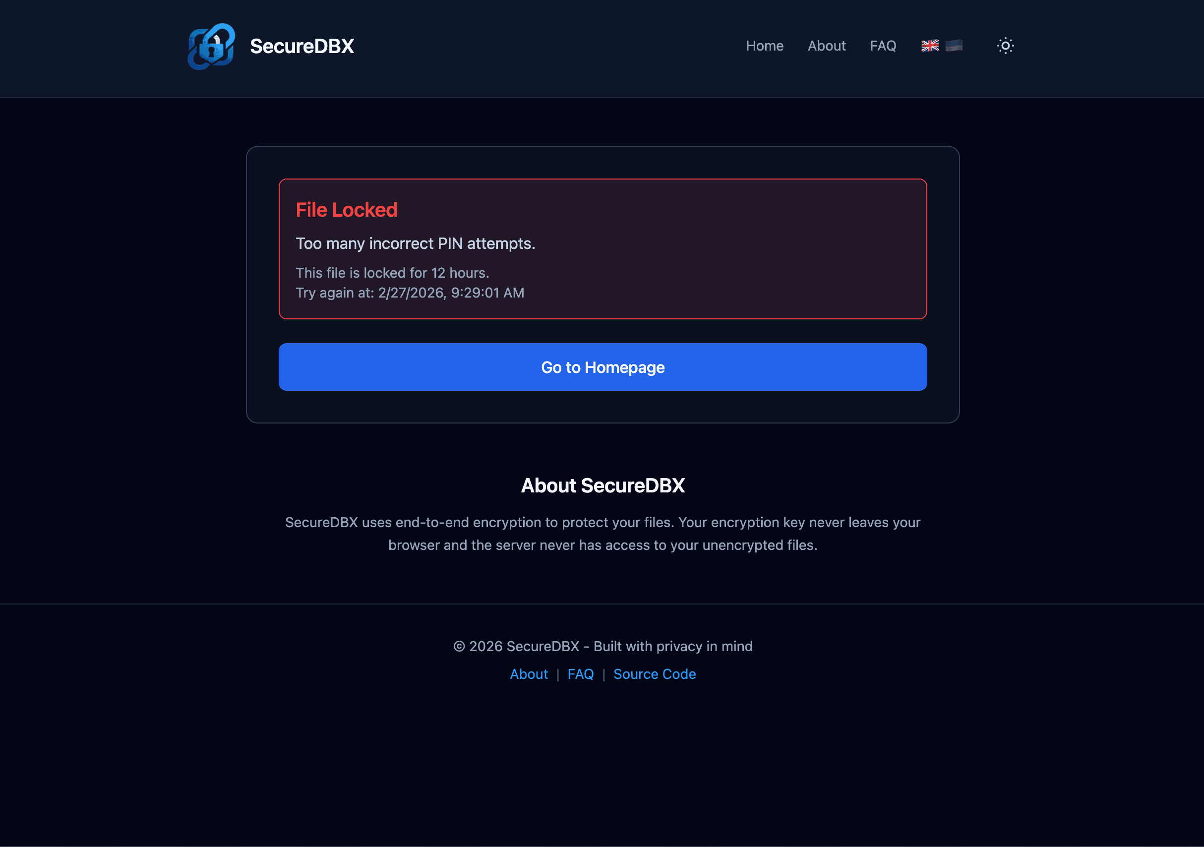 SecureDBX screenshot 6