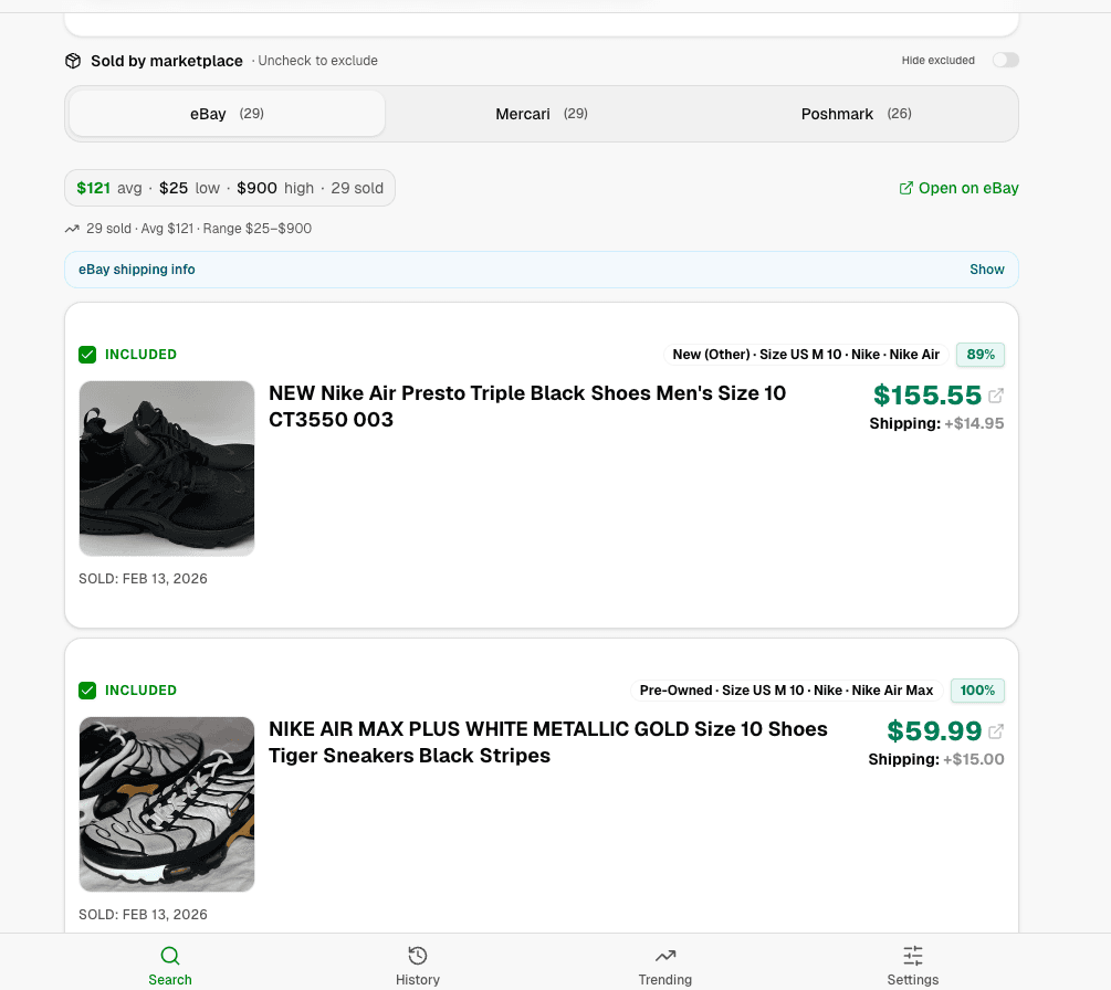 ResellChecker screenshot 6