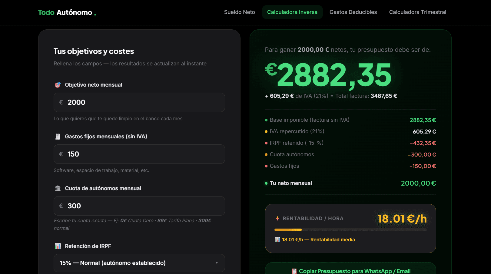 TodoAutónomo screenshot 2