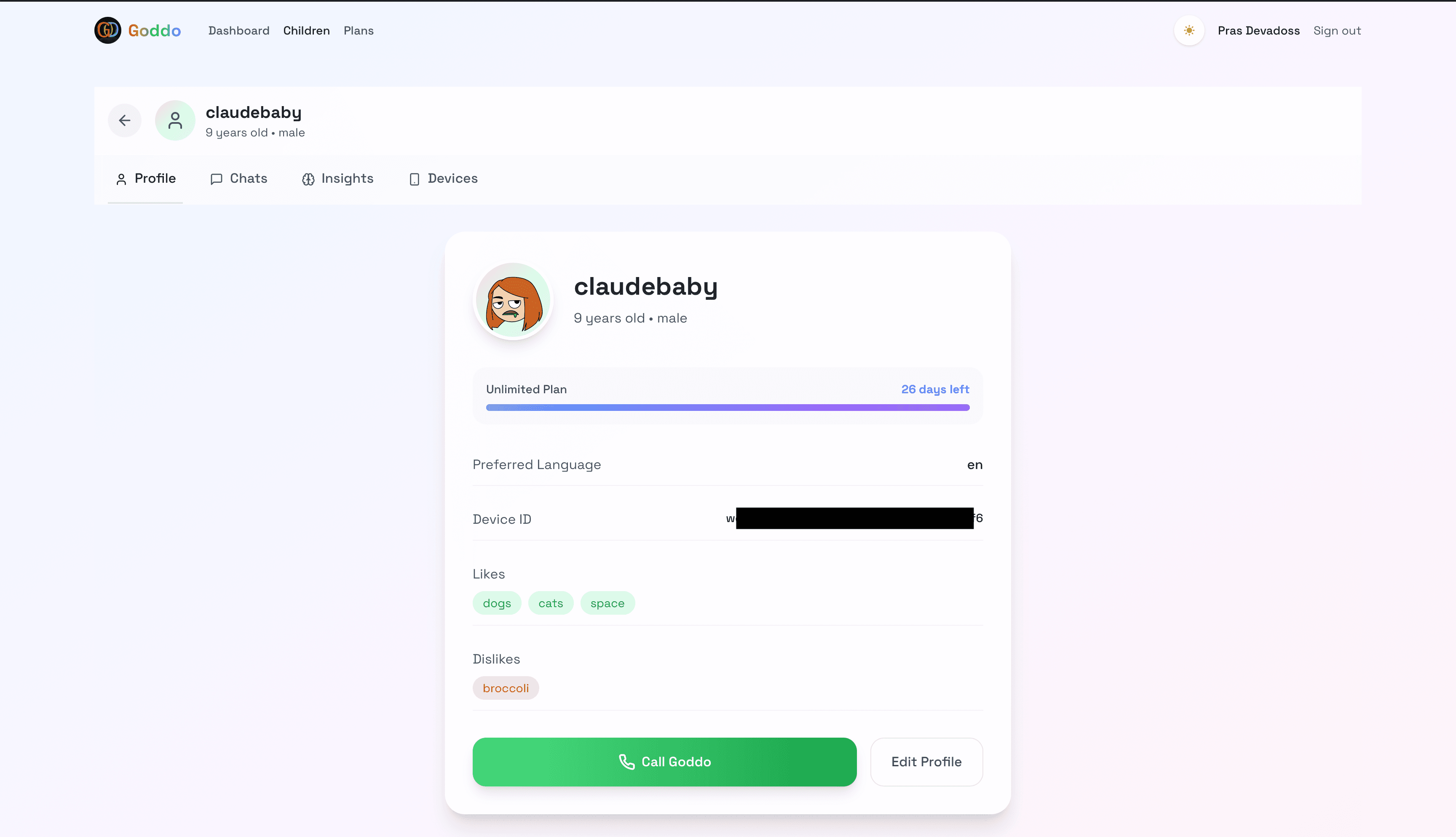 Goddo — AI voice companion for kids screenshot 5